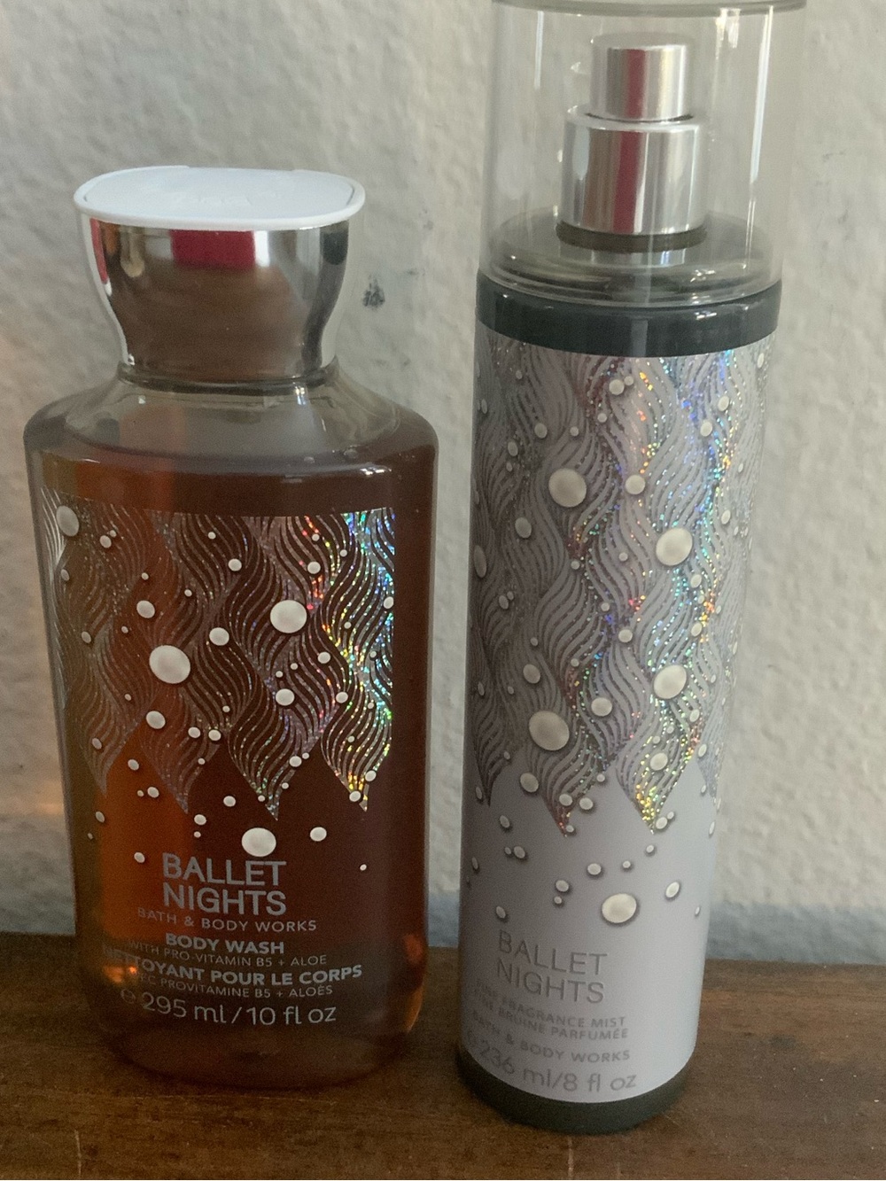 Bath & Body Works Ballet Nights Amber Fragrance Mist Set Body Wash